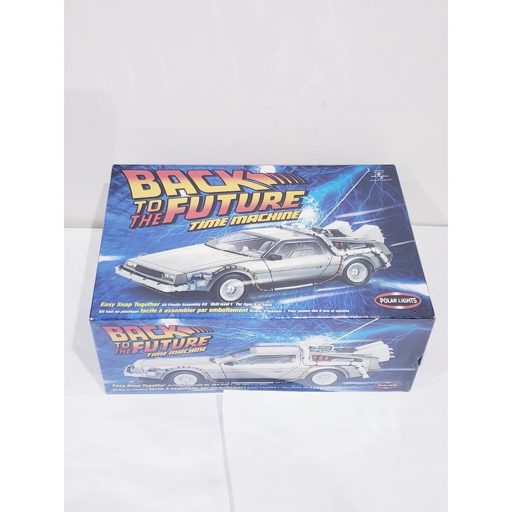 2002 Back to The Future Delorean Time Machine Polar Lights #6811 - New Sealed